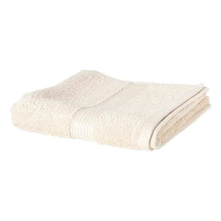 Xenos Handdoek - beige - 50x100 cm- Badkamer Accessoires|Badtextiel