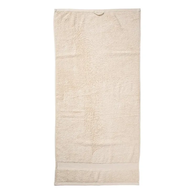 Xenos Handdoek - beige - 50x100 cm- Badkamer Accessoires|Badtextiel