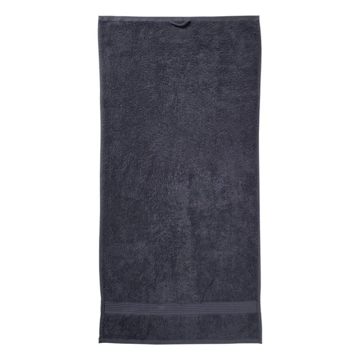 Xenos Handdoek - grijs - 50x100 cm- Badtextiel|Badkamer Accessoires