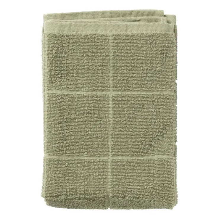 Xenos Handdoek - groen - 50x50 cm- Thee- En Keukendoeken