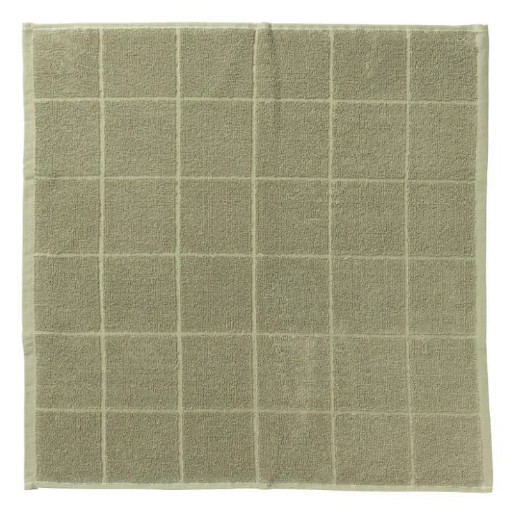 Xenos Handdoek - groen - 50x50 cm- Thee- En Keukendoeken