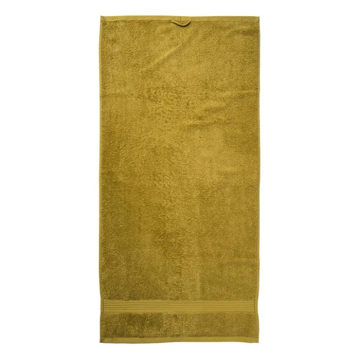 Xenos Handdoek - olijfgroen - 50x100 cm- Badtextiel|Badkamer Accessoires