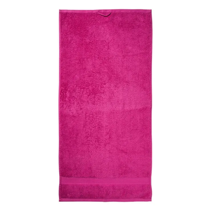 Xenos Handdoek - roze - 50x100 cm- Badtextiel|Badkamer Accessoires