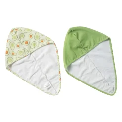 Xenos Handdoek tulband - avocado - set van 2- Reishanddoeken|Badkamer Accessoires