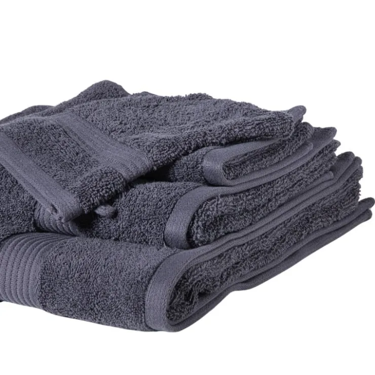 Xenos Handdoek XL - grijs - 70x140 cm- Badtextiel|Badkamer Accessoires