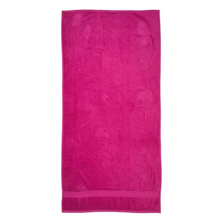 Xenos Handdoek XL - roze - 70x140 cm- Badtextiel|Badkamer Accessoires