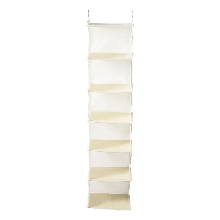 Xenos Hang organiser met 6 vakken - wit - 125x30x30 cm- Opbergsystemen|Schoenenrek