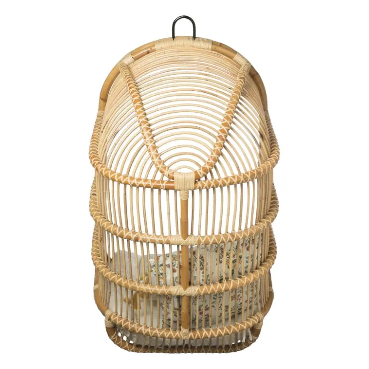 Xenos Hangstoel Aqua - naturel - 70x60x124 cm- Hangstoelen