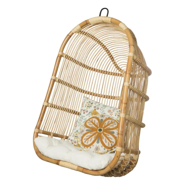 Xenos Hangstoel Aqua - naturel - 70x60x124 cm- Hangstoelen