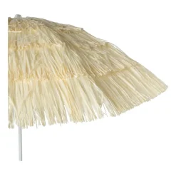 Xenos Hawaii parasol - geel beige - ø160x180 cm- Parasols|Strandaccessoires
