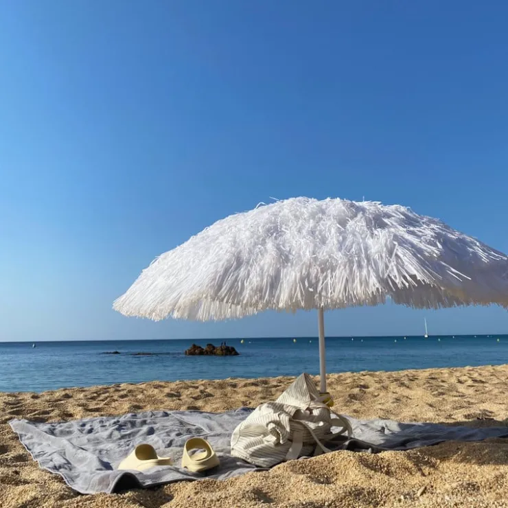Xenos Hawaii parasol - wit - ø180 cm- Parasols|Strandaccessoires