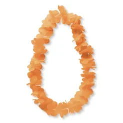 Xenos Hawaii slinger - 115 cm - oranje- Verkleedaccessoires
