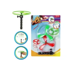 Xenos Helikopter afschietschijf - multikleur - set van 2- Spellen