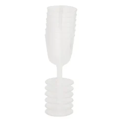 Xenos Herbruikbare wijnglazen - 6 stuks - 160 ml- Wegwerpservies|Wijnglazen