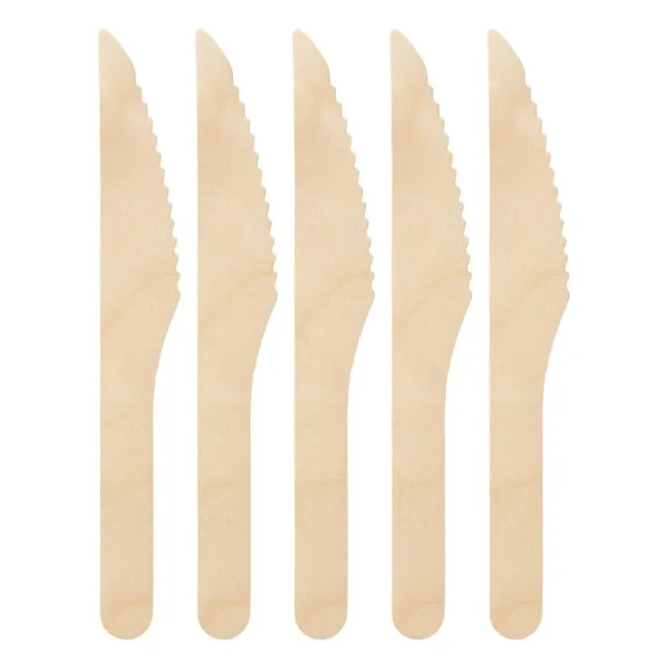 Xenos Houten messen - set van 20- Festivals|Wegwerpservies