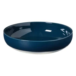 Hugo Kennis diep bord - blauw/wit - ø22 cm- Borden