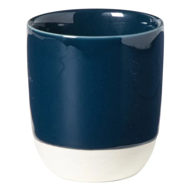 Hugo Kennis espresso mok - blauw/wit - 70 ml- Mokken