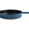Hugo Kennis koekenpan - gietijzer - blauw/zwart - ø24 cm- Pannen