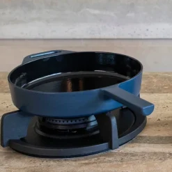 Hugo Kennis koekenpan - gietijzer - blauw/zwart - ø24 cm- Pannen