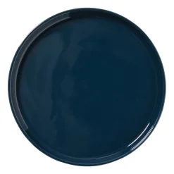 Hugo Kennis ontbijtbord - blauw/wit - ø20 cm- Borden
