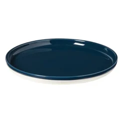 Hugo Kennis ontbijtbord - blauw/wit - ø20 cm- Borden