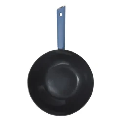 Hugo Kennis wokpan - blauw/zwart - ø28x8 cm- Pannen