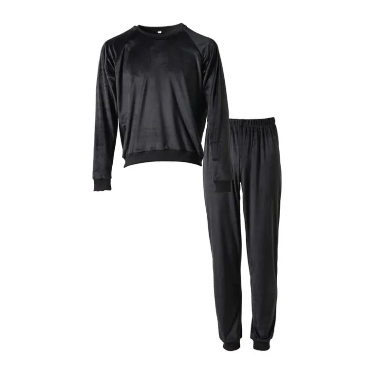 Xenos Huispak 2-delig - zwart - maat L/XL- Winterartikelen|Kerstcadeaus