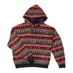Xenos Huispak kerst - blauw - maat S/M- Winterartikelen