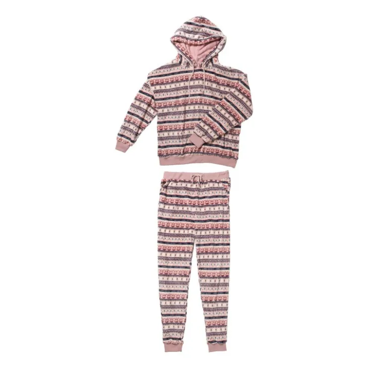 Xenos Huispak kerst - roze - maat L/XL- Winterartikelen