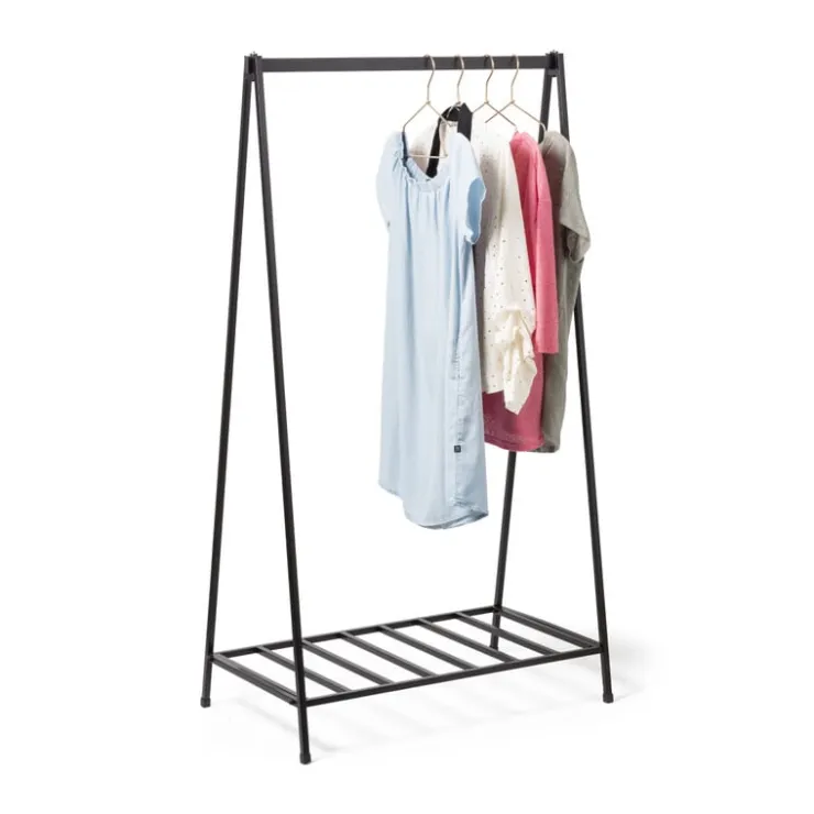 Xenos Ijzeren kledinghangers - goudkleurig - set van 4- Kledinghangers