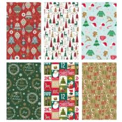 Xenos Inpakpapier kerst - diverse varianten - 70x200 cm- Kerst Inpakken