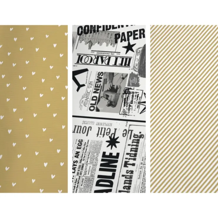 Xenos Inpakpapier kraft met print - diverse varianten - 70x200 cm- Inpakpapier