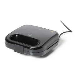 Xenos Inventum tosti ijzer - zwart - 9.5x23.6x22.8 cm- Keukenapparatuur