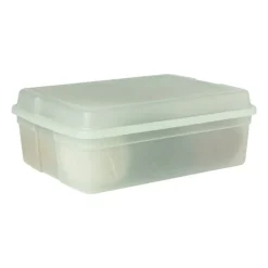 Xenos Iris clearbox - 10 liter - groen- Opbergboxen