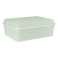 Xenos Iris clearbox - 10 liter - groen- Opbergboxen