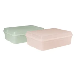 Xenos Iris clearbox - 13 liter - roze- Opbergboxen
