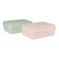 Xenos Iris clearbox - 10 liter - roze- Opbergboxen