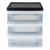 Iris ladesysteem A5 - 3 lades - zwart - 26x22x19 cm- Opbergsystemen
