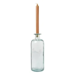 Xenos Kaarsenhouder voor fles - goud - ø5x2.6 cm- Kandelaars