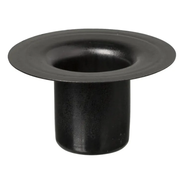 Xenos Kaarsenhouder voor fles - zwart - ø5x2.6 cm- Kandelaars