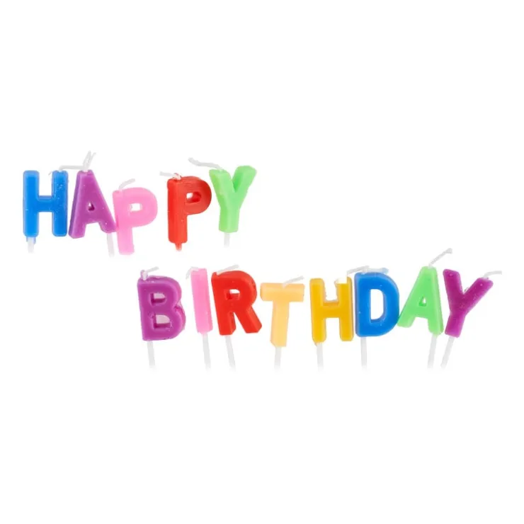 Xenos Kaarsjes happy birthday- Taartkaarsjes|Kinderfeestjes