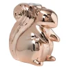 Xenos Kandelaar eekhoorn - rosé goud - 12.5 cm- Kandelaars