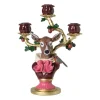 Xenos Kandelaar kerst met rendier - 30.5 cm- Kerst|Kerstcadeaus