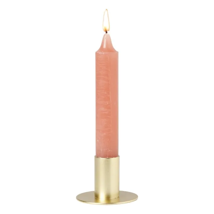 Xenos Kandelaar laag - goud - ø6x4 cm- Kerstcadeaus|Kandelaars