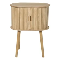 Xenos Kast Uppsala ovaal - naturel - 65x50x30 cm- Nachtkastjes|Kast Met Deuren