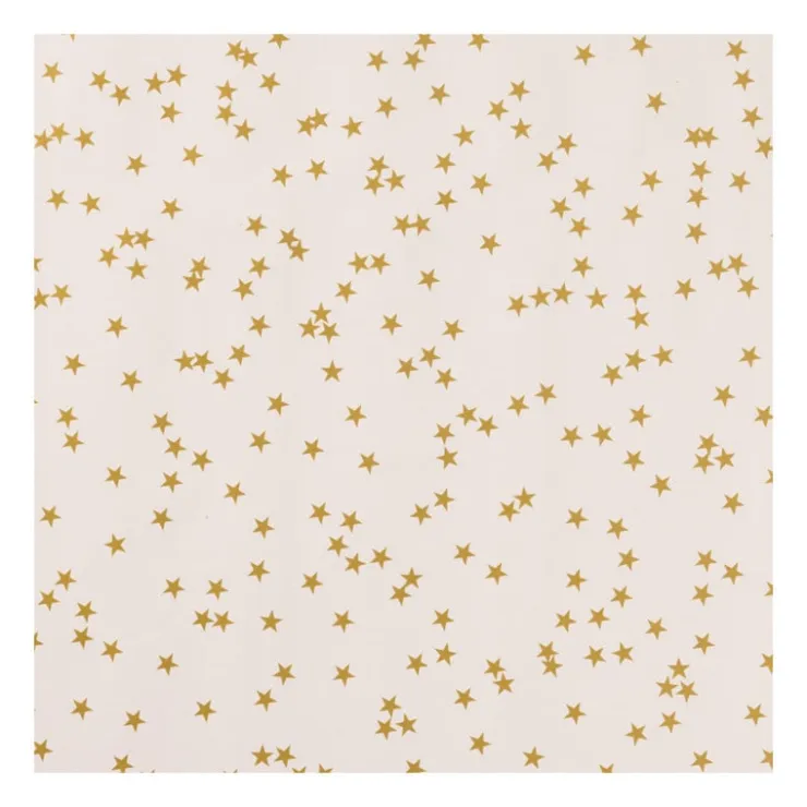 Xenos Kerst inpakpapier roze sterren - multikleur - 70x200 cm- Kerst Inpakken