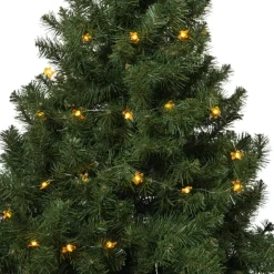 Xenos Kerst lichtslinger met gingerbread mannetjes - bruin - 1.9 meter- Kerstverlichting|Kerstboom Verlichting
