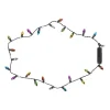 Xenos Kerst lichtslinger met lampjes - multikleur - 90 cm- Kerstverlichting|Kerstboom Verlichting