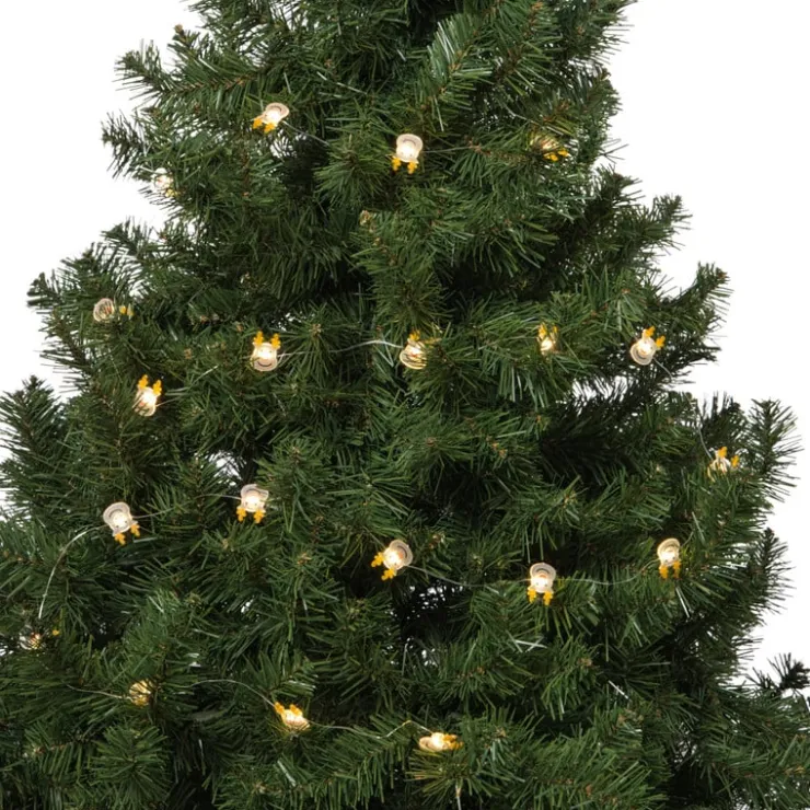 Xenos Kerst lichtslinger met rendiertjes - bruin - 1.9 meter- Kerstverlichting|Kerstboom Verlichting