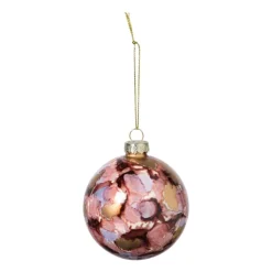Xenos Kerstbal bleeding - bruin- Kerstballen